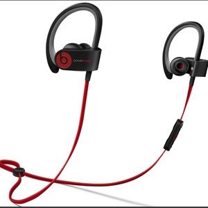 Dr. Dre Powerbeats2 Wireless In-Ear Headphone, black and red, Bluetooth